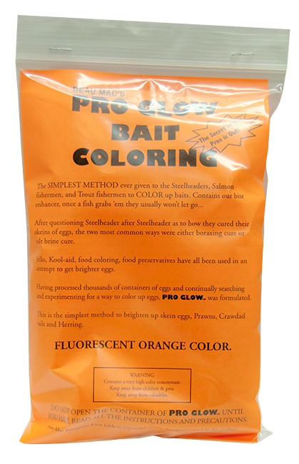 Prow Glow Bait Coloring Cure - Orange - 10oz.